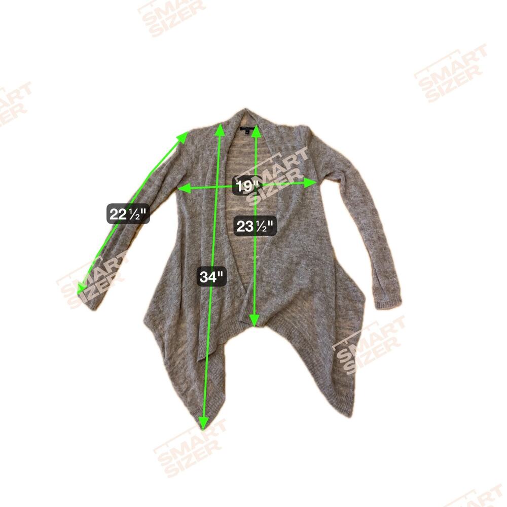 Eileen Fisher Open Cardigan‎ Beige Size MP Petite Alpaca Blend Closet Staple - Picture 8 of 8